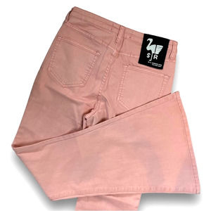 Sandrine Rose x Free People 30 Pink Denim Jeans Super Flare Festival Hippie